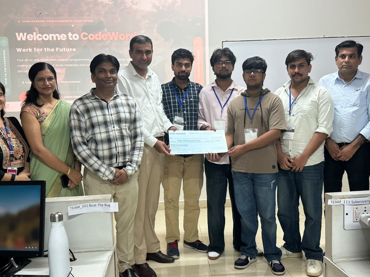 Students presenting innovative projects